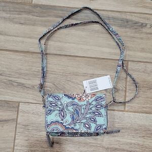 Vera Bradley Fan Flowers Lighten Up 3-in-1 Crossbody